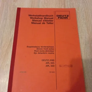 Deutz DX 80/86 DX 4.10 – 6.30 Werkstatthandbuch Reparaturhandbuch
